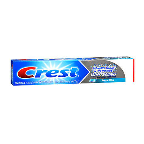 Crest, Baking Soda And Peroxide Whitening Toothpaste Fresh Mint, 6.4 Oz