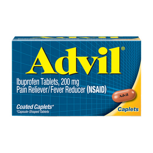 Advil, Ibuprofen Pain Reliever Fever Reducer, 200 mg, 100 Caplets