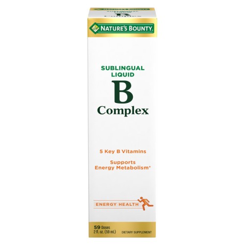 Nature's Bounty, Nature's Bounty Vitamin B Complex Sublingual Liquid, 2 oz
