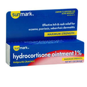 Sunmark, Hydrocortisone Ointment 1% Maximum Strength, 1 Oz