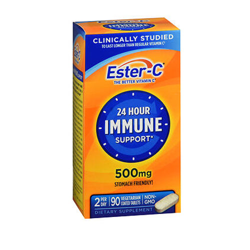 Ester-C, 24 Hour Immune Support Vegetarian Coated, 500 mg, 90 tabs