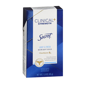 Secret, Clinical Antiperspirant Deodorant Soft Solid Light And Fresh, 1.6 oz