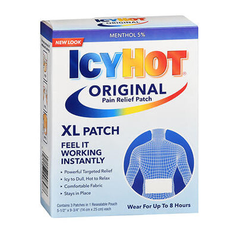 Icy Hot, Medicated Patch Back Extra Large, Box Of 3