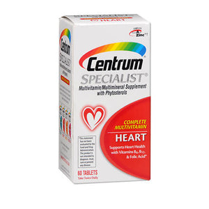 Centrum, Specialist Heart Multivitamin Multimineral, 60 tabs