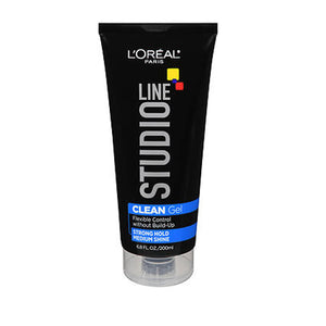 L'oreal Paris, Studio Line Clean Gel Strong Hold Medium Shine, 6.8 oz