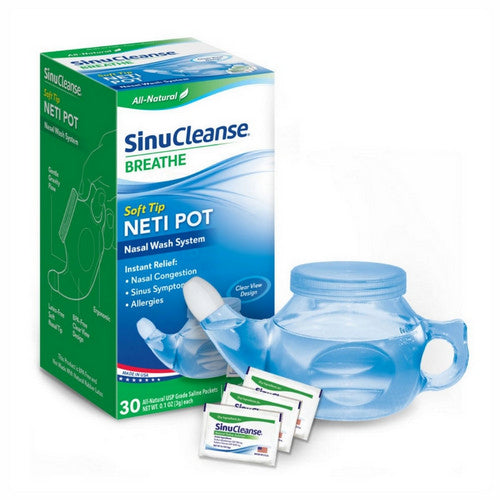Sinucleanse, Netipot Nasal Wash Saline Kit, 1 Each