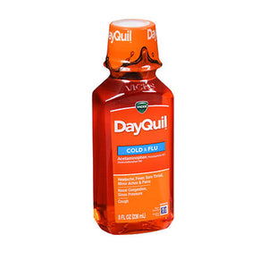 Vicks, Dayquil Cold And Flu Liquid, 8 oz