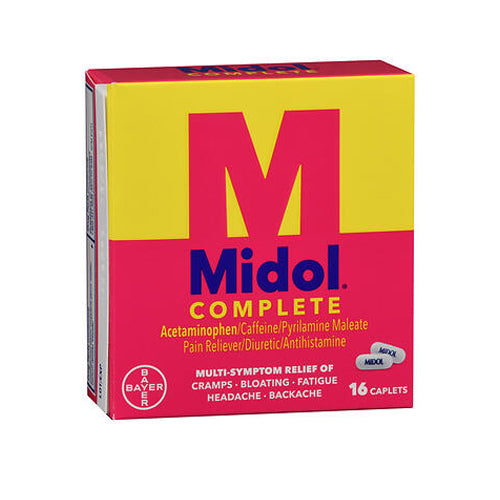 Midol, Complete Caplets, 16 tabs