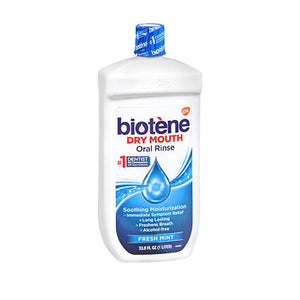 Biotene, Dry Mouth Oral Rinse Fresh Mint, 33.8 oz