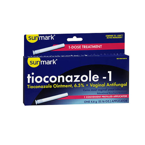Sunmark, Tioconazole-1 Vaginal Antifungal Disposable Applicator, 0.16 oz