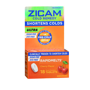 Zicam, Cold Remedy Rapidmelts Ultra Cherry, 18 Count