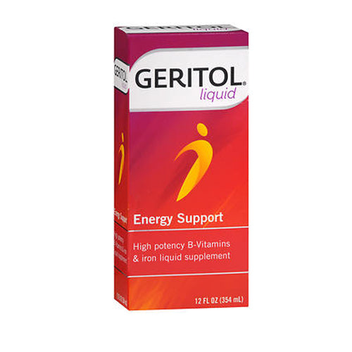 Geritol, Energy Support B-Vitamins And Iron Supplement Liquid, 12 Oz