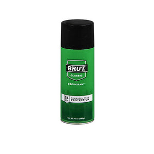 Brut, Deodorant Classic Aluminum Free, 10 Oz