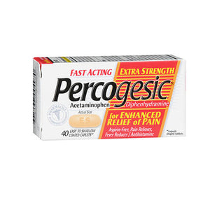 Percogesic, Pain Reliever Caplets Extra Strength, 40 Caps