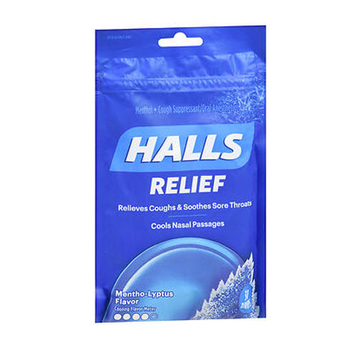 Halls, Cough And Throat Relief Drops Mentho-Lyptus, 30 Each