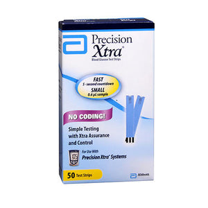 Precision Xtra, Extra Blood Glucose Test Strips, 50 each