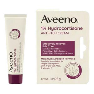 Aveeno, Active Naturals 1% Hydrocortisone Anti-Itch Cream, 1 oz