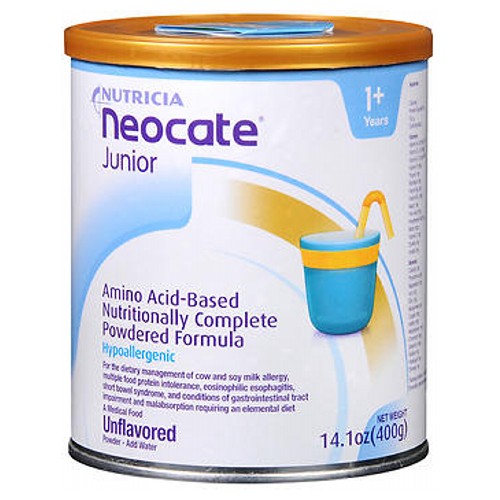 Nutricia, Neocate Junior Amino Acid-Based Nutritionally Complete Powdered Formula, 400 Grams