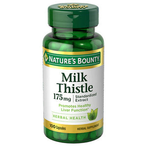 Nature's Bounty, Milk Thistle, 175 mg, 100 caps