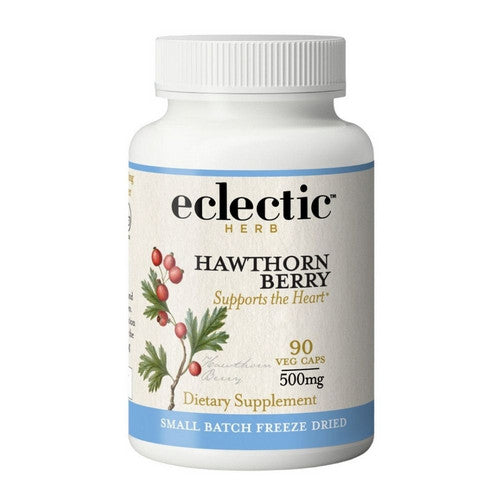 Eclectic Herb, Hawthorn Berry FD V-50, 500 mg, 90 Caps