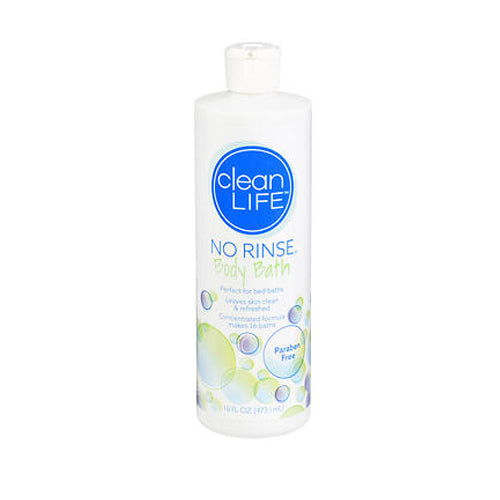 Clean Life, No Rinse Body Bath, 16 Oz