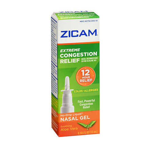 Zicam, Extreme Congestion Relief No-Drip Liquid Nasal Spray, 0.5 oz