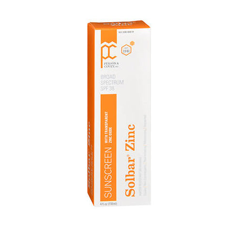 Solbar, Zinc Sunscreen Spf 38, 4 oz