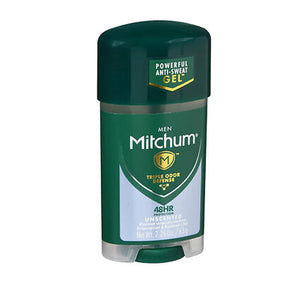 Mitchum, Men Triple Odor Defense Anti-Perspirant & Deodorant Gel Unscented, 2.25 Oz