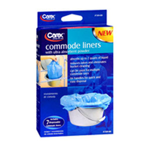 Carex, Carex Commode Liner, Count of 7