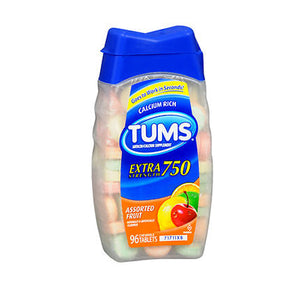 The Honest Company, Tums Antacid Plus Calcium Supplement, Assorted Fruit 96 tabs