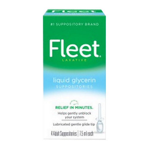 Fleet, Fleet Liquid Glycerin Suppositories, Count of 4