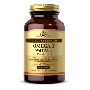 Solgar, Triple Strength Omega-3, 950 mg, 50 S Gels