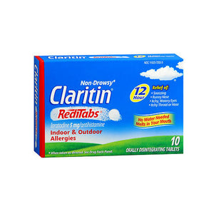 Claritin, Claritin 12 Hour Allergy Reditabs, 5 mg, 10 tabs