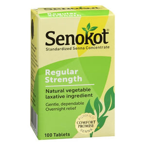 Senokot, Senokot Natural Vegetable Laxative Ingredient, 100 tabs