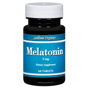 Basic, Basic Organics Melatonin, 3 mg, Count of 1