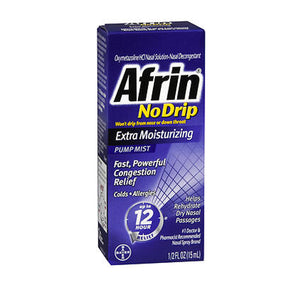 Afrin, Afrin No Drip Pump Mist Extra Moisturizing, 0.5 oz