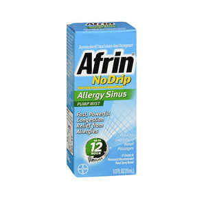 Afrin, Afrin No Drip Pump Mist Sinus, 0.5 oz