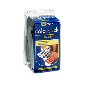 Sunmark, Sunmark Instant Cold Packs, 1 each