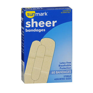 Sunmark, Sunmark Sheer Bandages, Assorted Sizes 60 each
