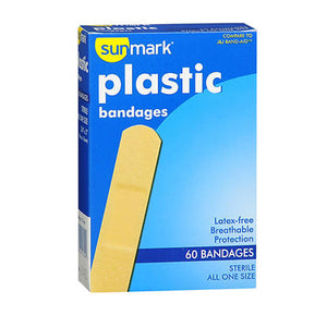 Sunmark, Sunmark Plastic Bandages, All One Size 60 each