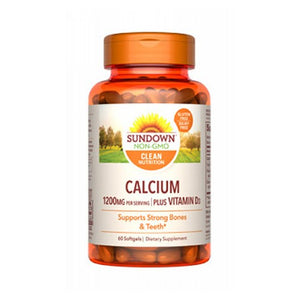 Sundown Naturals, Sundown Naturals Calcium Plus Vitamin D3, 1200 mg, 60 caps