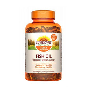 Sundown Naturals, Sundown Naturals Fish Oil, 1000 mg, 144 Count