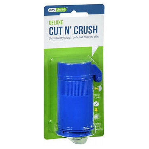 Ezy Dose, Ezy-Dose Deluxe Cut 'n Crush - Pill Splitter And Crusher In One, 1 each