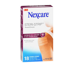 Nexcare, Nexcare Steri-Strip Skin Closure Strips, 0.5 inch, 18 CT