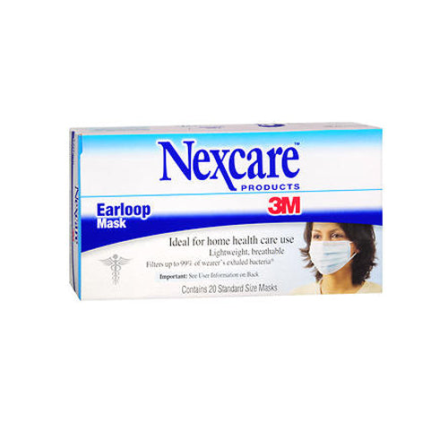 Nexcare, Nexcare Earloop Masks, 20 each