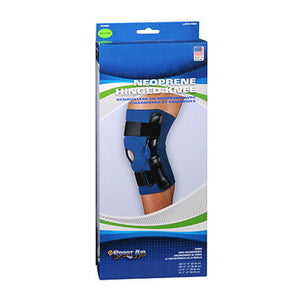Sport Aid, Sport Aid Neoprene Hinged Knee Support, Blue Medium 1 each
