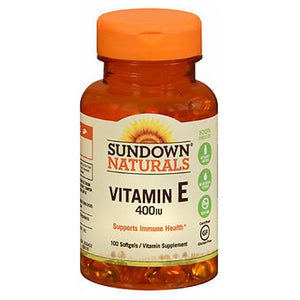 Sundown Naturals, Sundown Naturals Vitamin E, 400 IU, 100 caps