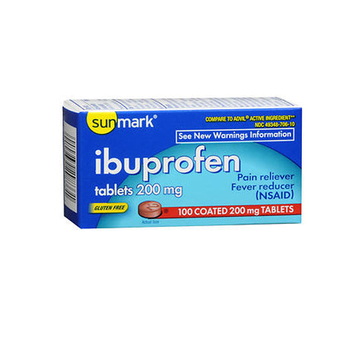 Sunmark, Sunmark Ibuprofen, 200 mg, 100 tabs