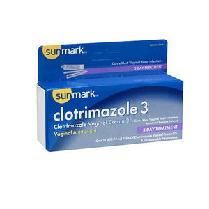 Sunmark, Sunmark Clotrimazole 3 Vaginal Antifungal Cream, 0.7 oz