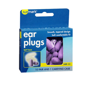 Sunmark, Sunmark Ear Plugs, 10 each